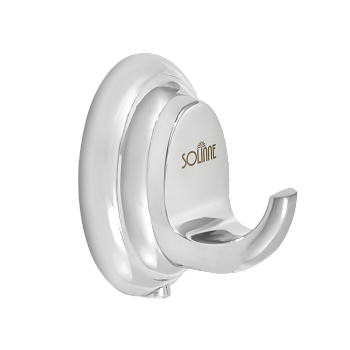 Крючок одинарный "Solinne", 15011, хром, Classic