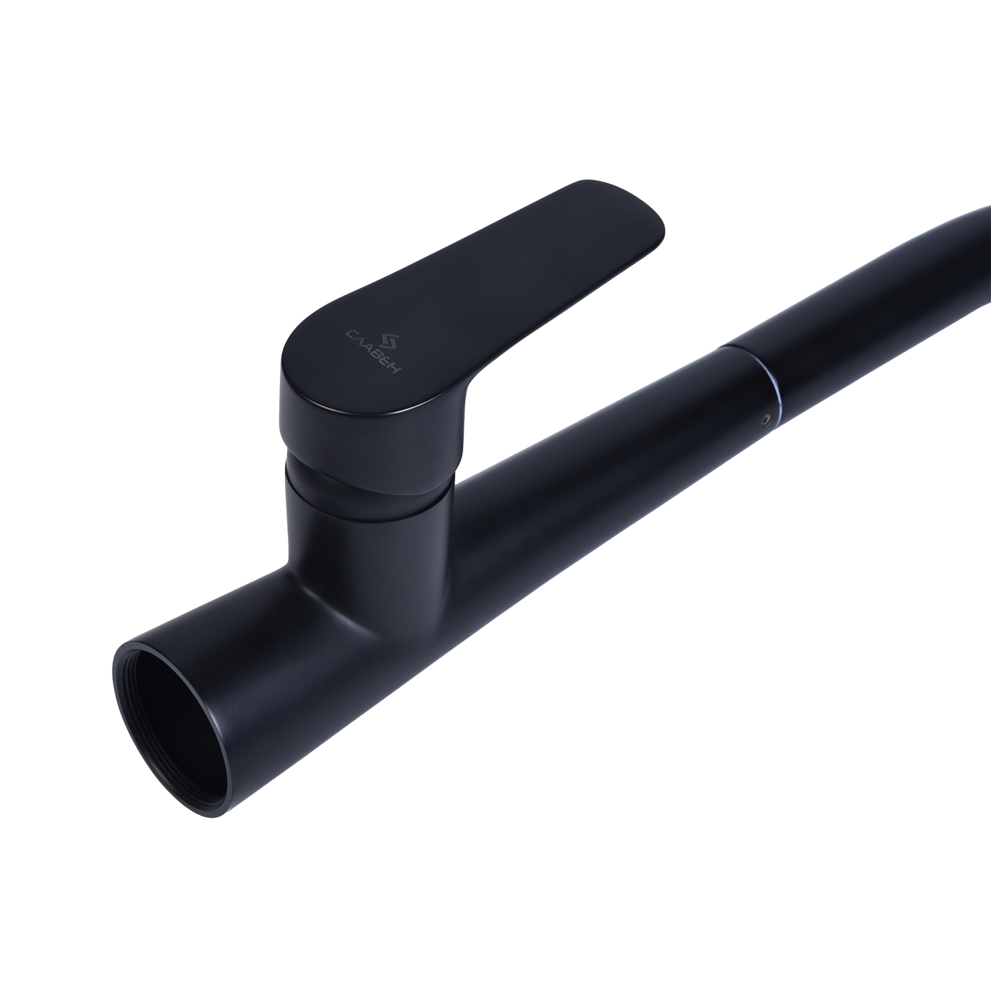 Смеситель для кухни СЛАВЕН Коттедж СЛ-ОД-Г2Ч черный