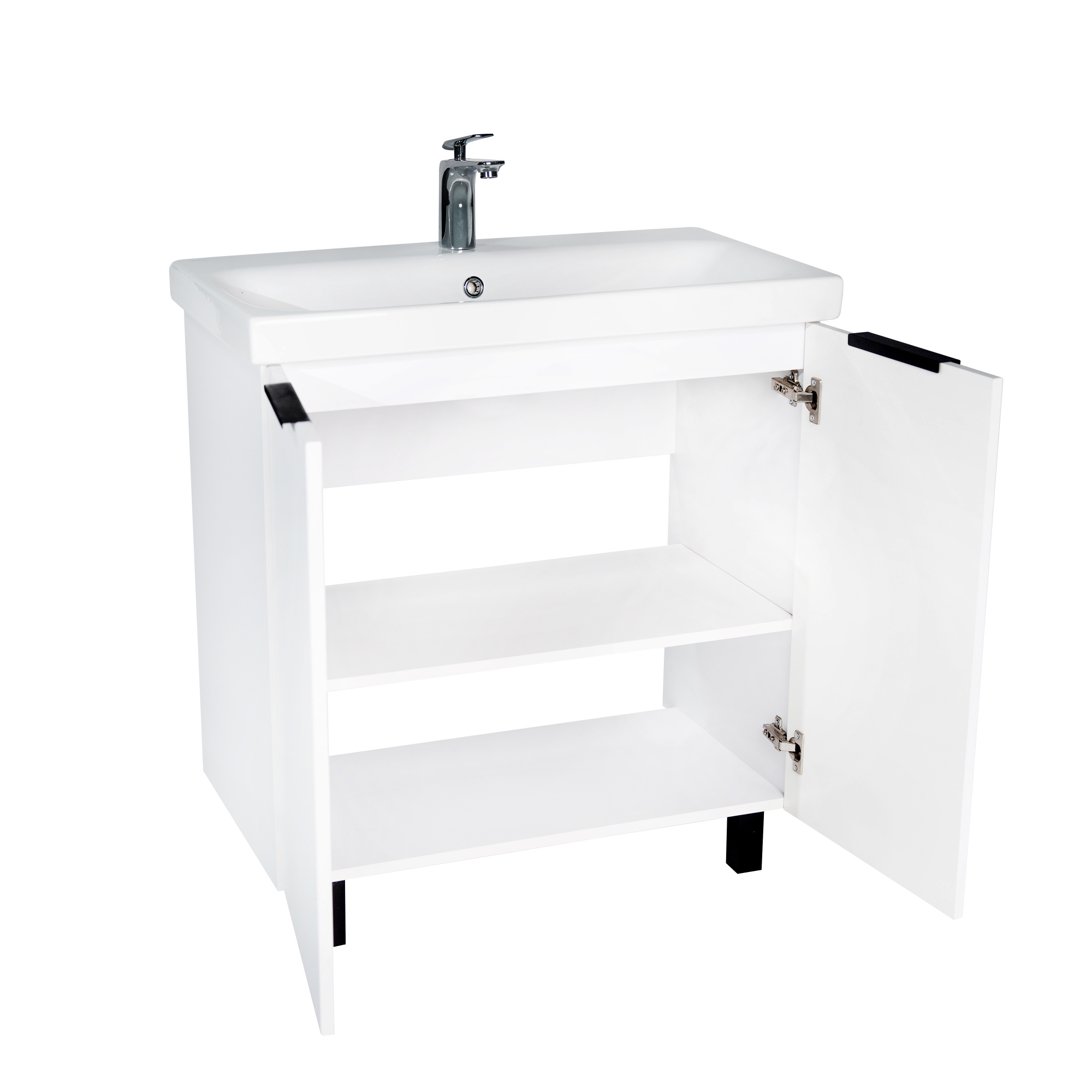 Тумба под раковину VIANT БЕРЛИН 80 напольная белый (VBER80MDBEL-T2ST)