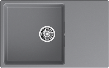 GRANFEST Мойка URBAN 678L  1-чаша+крыло 780*490мм темно-серый арт.GF-UR-