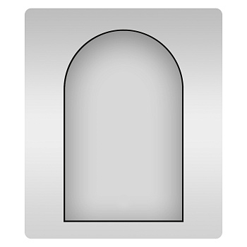 Арочное зеркало, 60*90 см