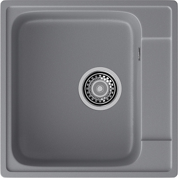GranFest QUARZ (GF-Z48) Мойка для кухни 480*480мм (темно-серый)
