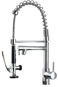 Смеситель для кухни с душирующим устройством ПРОФСАН ПСМ-104-39 тип См-МОЦЩБА