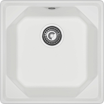 GRANFEST Мойка композит UNIQUE, GF-U-500, 1-чаша 500*500, иней