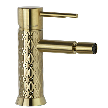 Смеситель для биде однорычажный ODISEA JOYA 590301OC золото брашированное