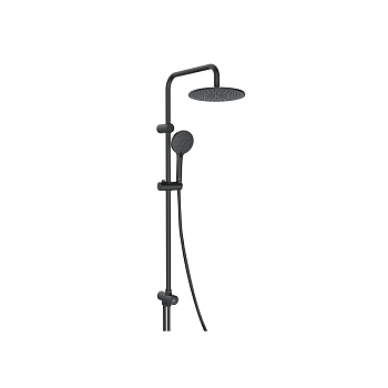 Душевой гарнитур без смесителя, c верхней душевой лейкой "Тропический дождь" . LM, LM8809BL