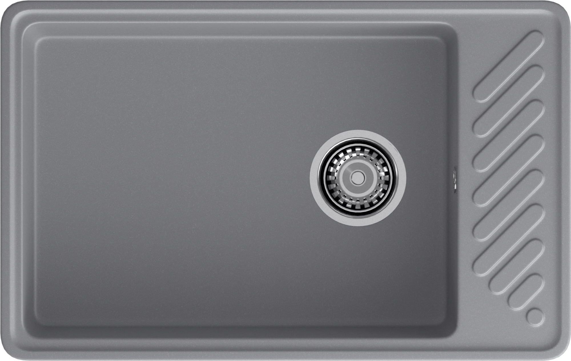 GranFest QUARZ (GF-ZL51) Мойка для кухни 760*480мм (темно-серый)