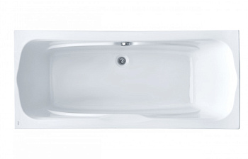КОРСИКА Ванна акриловая 180х80 см., со слив отвер. по центру, без монтажного комплекта, САНТЕК
