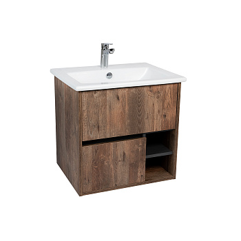 Тумба под раковину VIANT ЛЮКСЕМБУРГ 60 подвесная дерево (VLUX60ELD-T2YP)