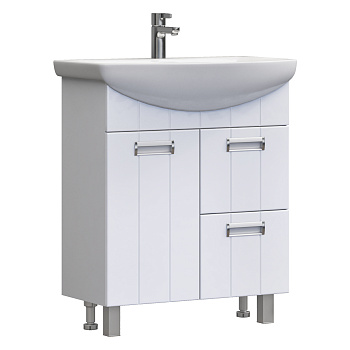 Тумба под раковину VIGO Diana 2-70 напольная белый (tn.DIA.BAL.70.1D.2Y)