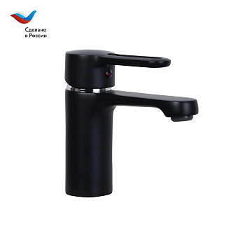 Смеситель для раковины СЛАВЕН Город СЛ-ОД-Т1Ч черный