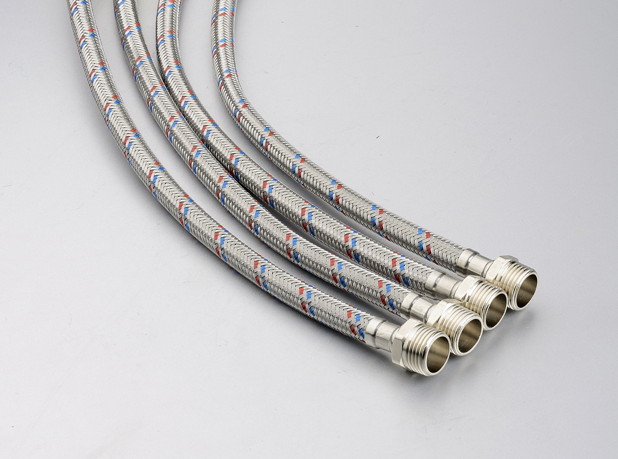 Подводка гибкая ПрофСан для воды 120 см гайка-штуцер  1/2-1/2 PS-FM120