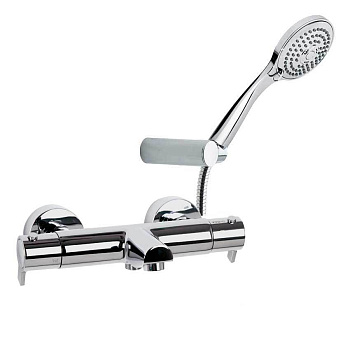 Термостатический смеситель для ванны наружнего монтажа с душевым комплектом BLAUTHERM 943801T3