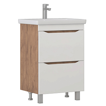 Тумба под раковину VIGO Grani 60 напольная дуб золотой (201 дуб золотой)