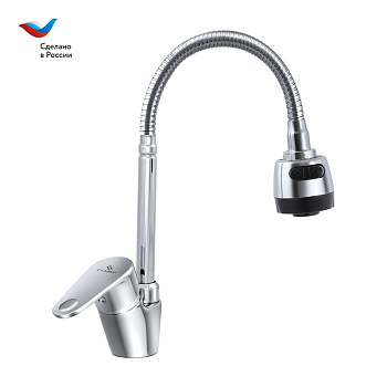 Смеситель для кухни СЛАВЕН Коттедж СЛ-ОД-Л25 хром