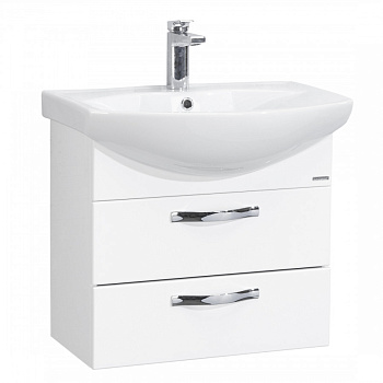 Тумба АРИЯ 65 М, бел. (под раковину СМАЙЛ 65)