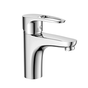 DR70 Смеситель для раковины, монолит.излив 107мм, р/ОД, хром, DR, DR70011