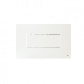 641001 Панель пневм. двойная KARISMA, пластик, белый, OLI