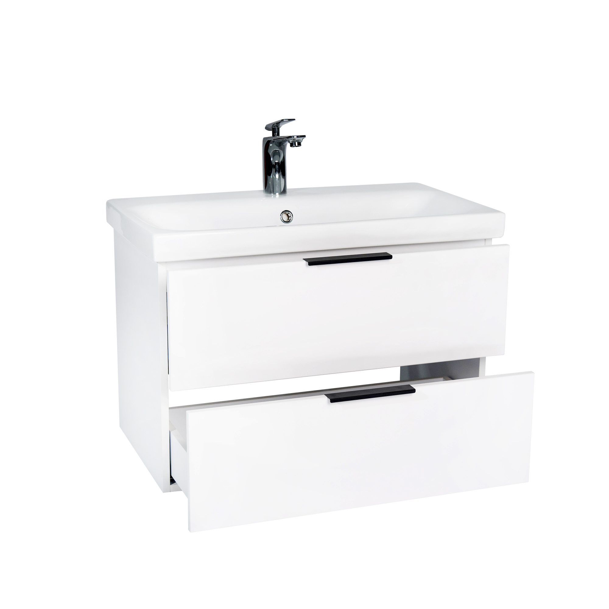 Тумба под раковину VIANT БЕРЛИН 80 подвесная белый (VBER80MDBEL-T2YP)