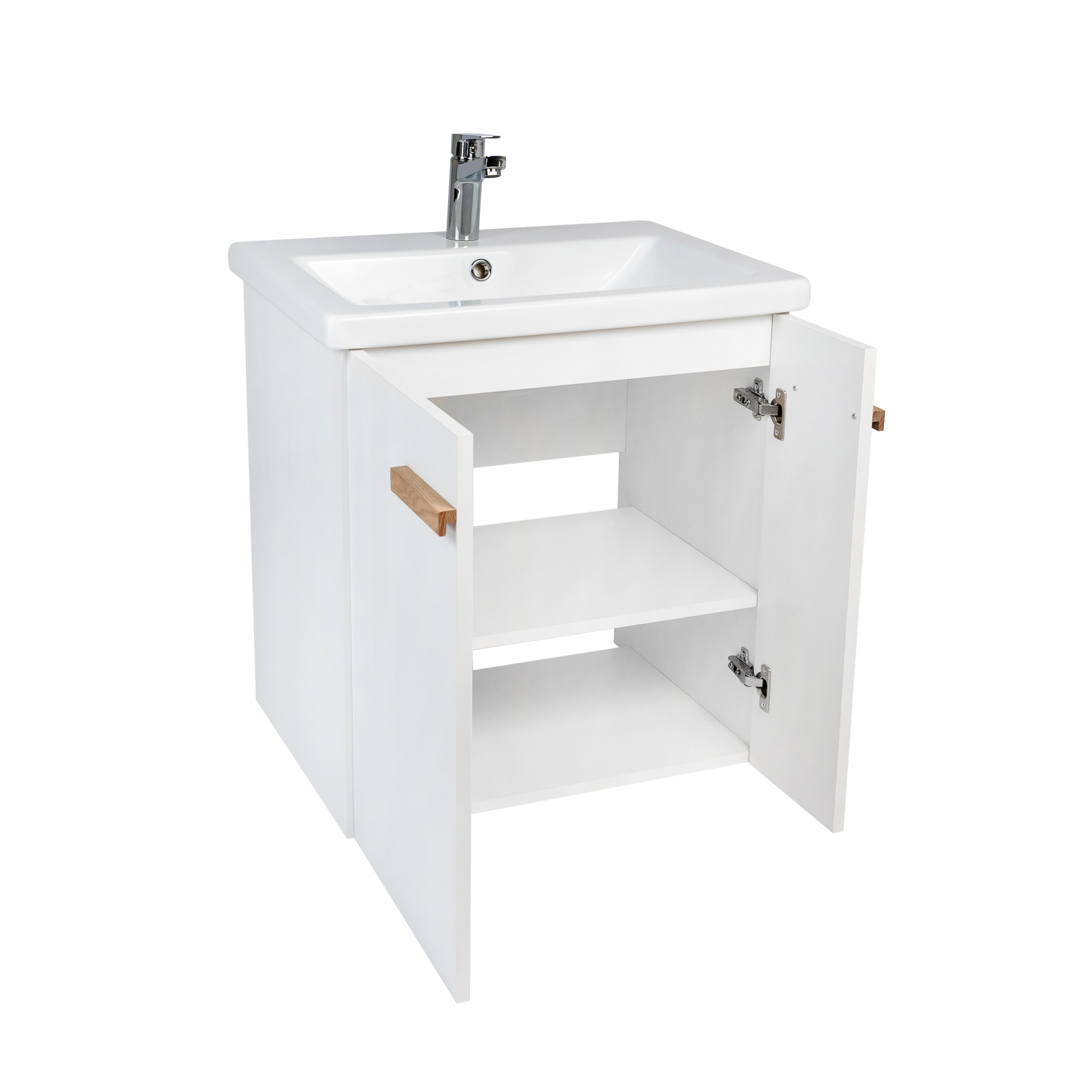 Тумба под раковину VIANT МЮНХЕН 80 подвесная белый (VMUN80COBEL-T2STP)