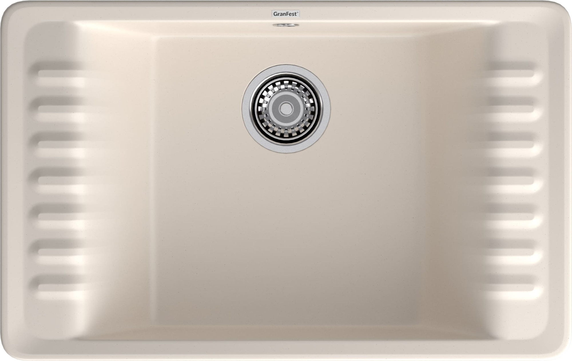 GranFest QUARZ (GF-ZW71) Мойка для кухни 760*480мм (белый)