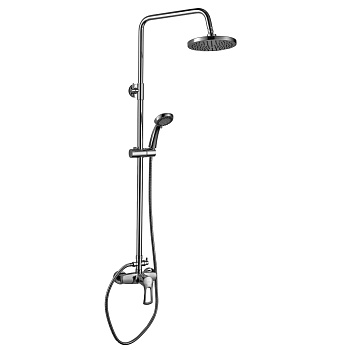 T40 Смеситель для душа, без излива с верх.лейкой 'Троп.дождь', р/ОД, хром, ROS, T40-45