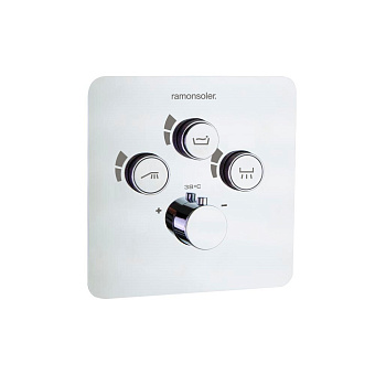 Встраиваемый термостатический смеситель для душа RS SMART 85T301S на 3 выхода 