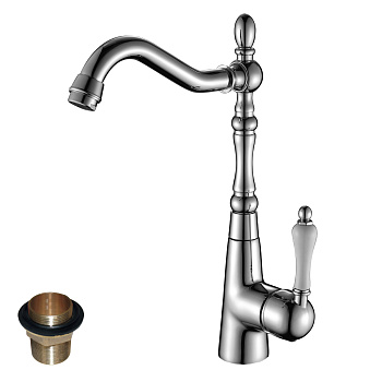 Z35 Смеситель для кухни, выс.пов.излив 197мм, р/ОД, хром, ROS, Z35-20U