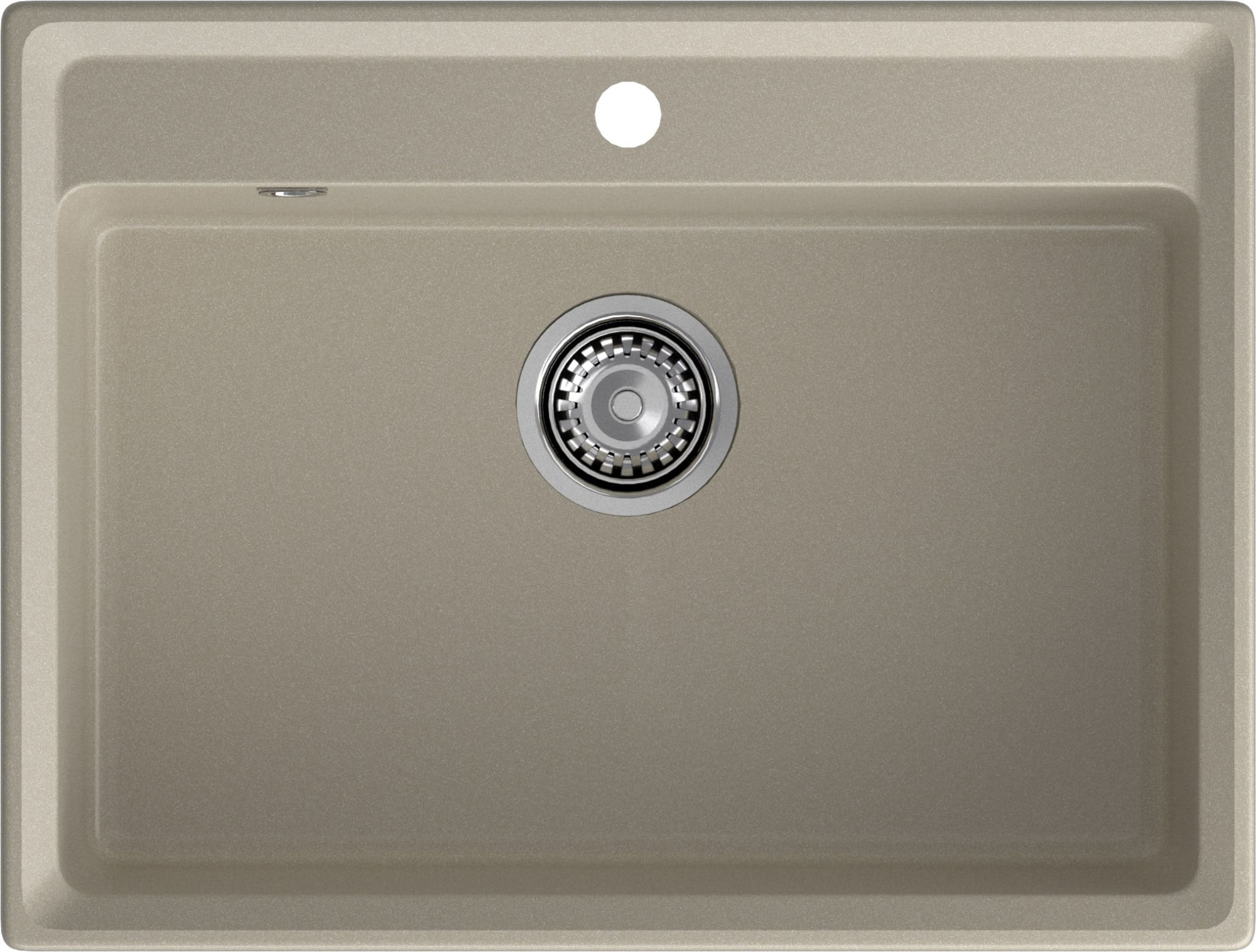 GRANFEST Мойка  композит LEVEL, GF-LV-660, чаша 660*500, топаз 