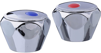 Маховик для смесителя ПРОФСАН 24 шлица металл PSM-04B-24 пара