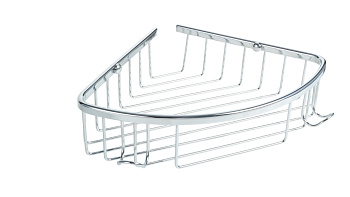 Полка угловая одноэтажная FIXSEN HOTEL хром (FX-31051-1)