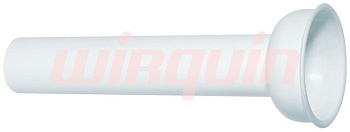 Прямая труба L200 мм D40 мм с розеткой 