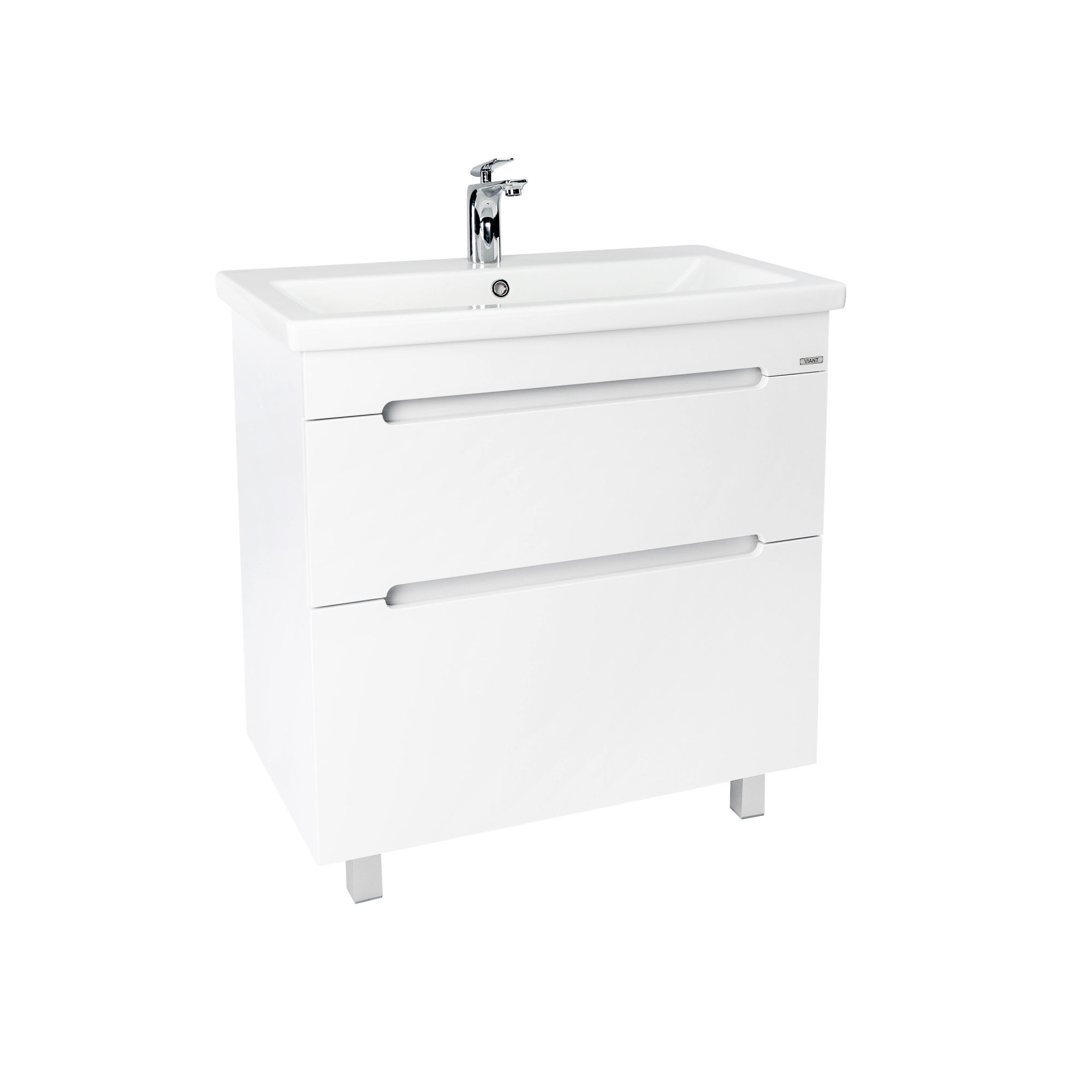 Тумба под раковину VIANT МАРСЕЛЬ 80 подвесная белый (VMAR80CO-T2Y)