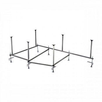 Монтажный комплект для ванны ЭДЕРА 170х100 см. (рама, слив-перелив с сифоном, крепеж к стене, крепеж