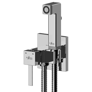 X25 Смеситель для биде, гигиен.душ на стену (к/25), р/ОД, хром, ROS, X25-53