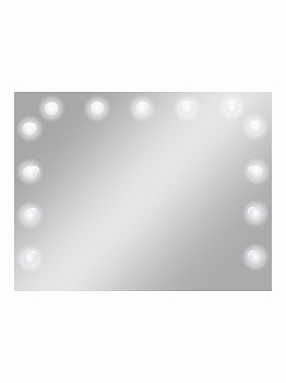 Зеркало гримерное Антураж (13 ламп) 900х700
