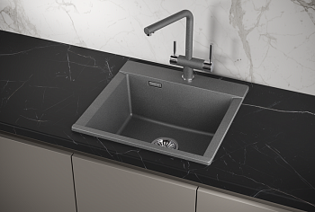 Кухонная мойка GRANULA (5201, ГРАФИТ)