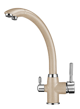 2167, ПЕСОК Смеситель для кухни однорыч., с подкл. для питьевой воды, GRANULA