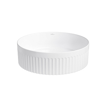 Накладная раковина для ванной комнаты Wellsee Festive Fox 2.0 319601000: круглая раковина, ширина ум