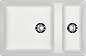 GRANFEST Мойка композит LEVEL, GF-LV-760K, 1.5-чаши 760*500, иней