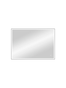 Зеркало Solid Black 900x700, реверсивное крепление