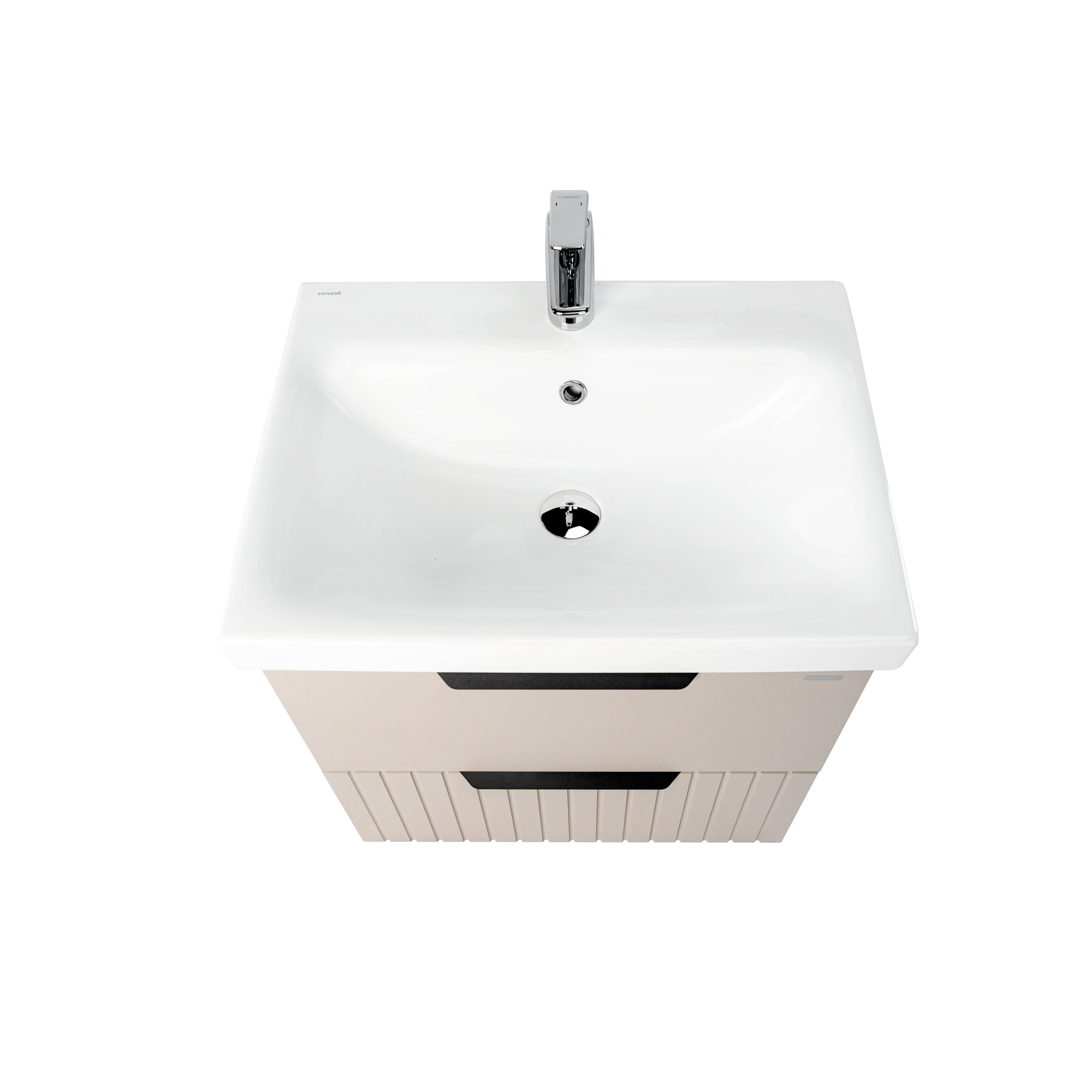 Тумба под раковину VIANT СИЦИЛИЯ 60 подвесная капучино (VSIC60MDCAP-T2YP)