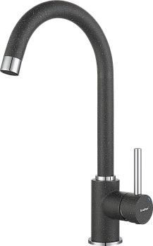 GF Смеситель для кухни, U-обр. D-35мм (графит)