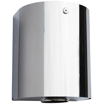 Диспенсер для рулонной бумаги из нержавеющей стали с центральной вытяжкой. Глянцевый