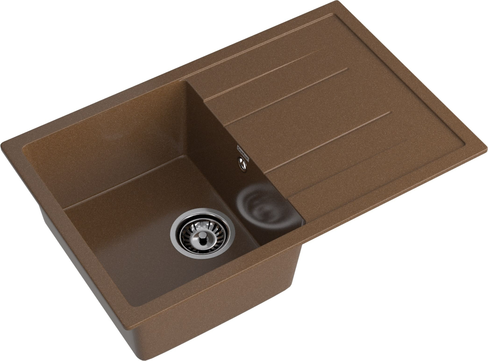 GRANFEST Мойка композит QUADRO GF-Q--780L  чаша с крылом 780*500 мм  терракот арт.GF-