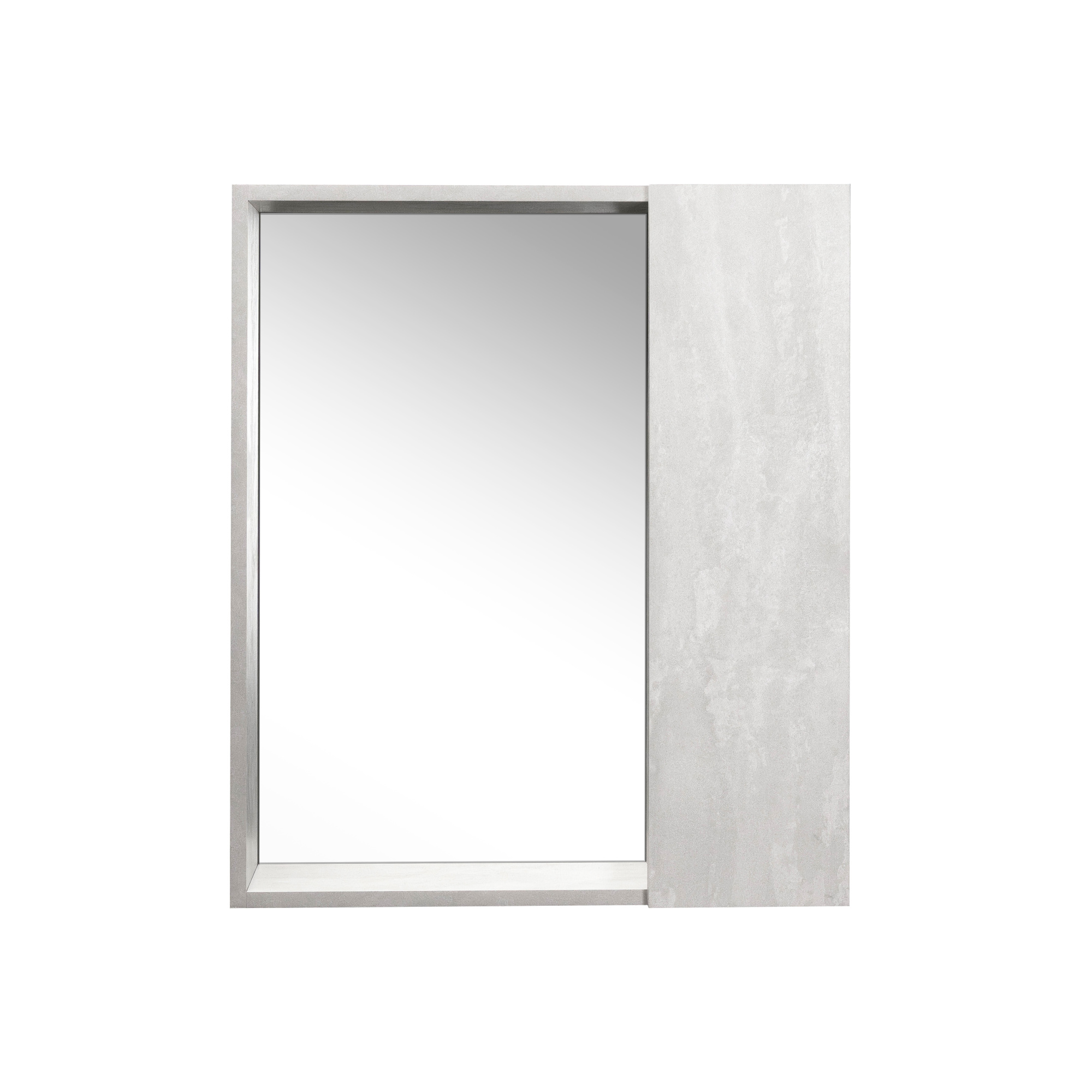 Зеркало со шкафом VIANT БЕРЛИН 60 подвесное цемент (VBER60C-ZSH)