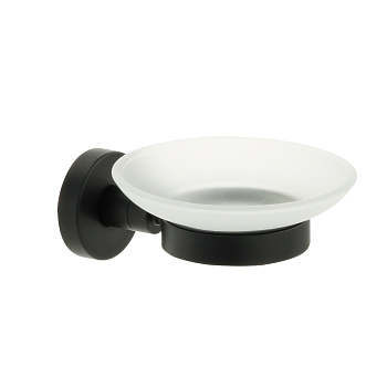 Мыльница стекло черная FIXSEN Comfort Black (FX-86008)