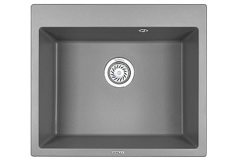 Кухонная мойка GRANULA (6001, АЛЮМИНИУМ)