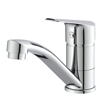 Partner Смеситель для раковины, пов.излив , р/ОД, хром, LM, LM6507C