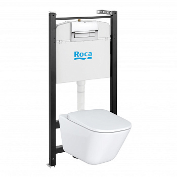 GAP CLEAN RIM Комплект 4 в 1 (инсталляции+подве. унитаз+сиденье с механизмом Soft-Closing+смывная 